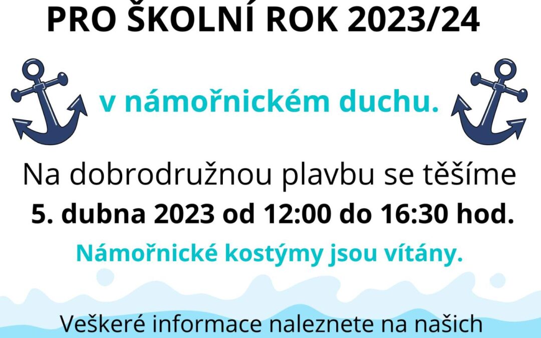 ZÁPIS DO 1. TŘÍDY