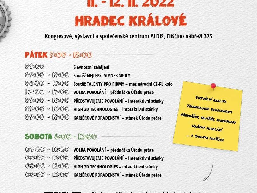 PREZENTACE STŘEDNÍCH ŠKOL A ZAMĚSTNAVATELŮ 2022